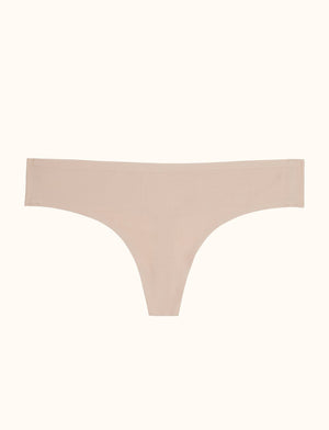 Comfort Stretch Thong - Taupe - Microfiber - ThirdLove,modelBB