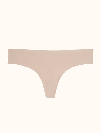 Comfort Stretch Thong - Taupe - Microfiber - ThirdLove,modelBB