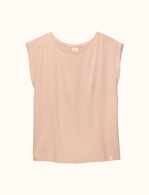 Washable Silk Short Sleeve Top