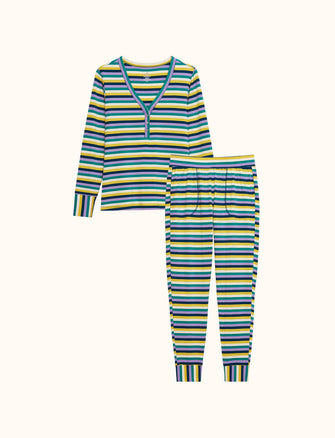 The WonderKnit™ Striped Pajama Set