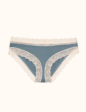 WonderKnit™ Bikini - Grey Mist - Cotton/Modal/Spandex/Nylon - ThirdLove