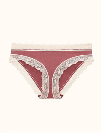 WonderKnit™ Bikini - Wild Ginger - Cotton/Modal/Spandex/Nylon - ThirdLove,modelSS
