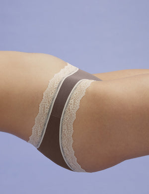WonderKnit™ Bikini - Mink - Cotton/Modal/Spandex/Nylon - ThirdLove,modelWW