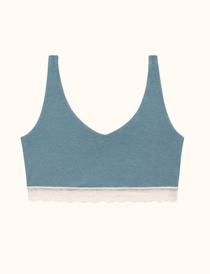WonderKnit™ V-neck Bralette - ThirdLove - Cotton/Modal/Nylon/Spandex