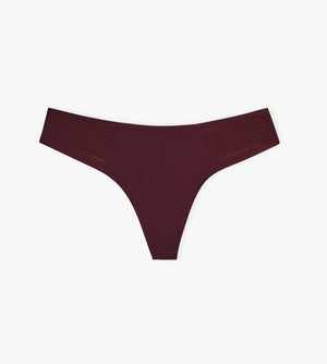 Seamless Stripe Thong - DELETE