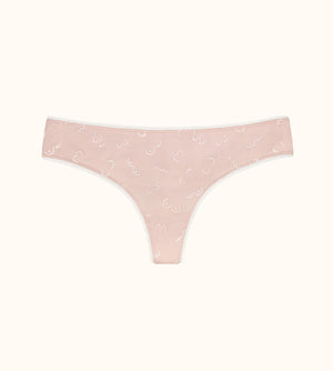 Seamless Stripe Thong