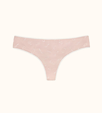 Seamless Stripe Thong